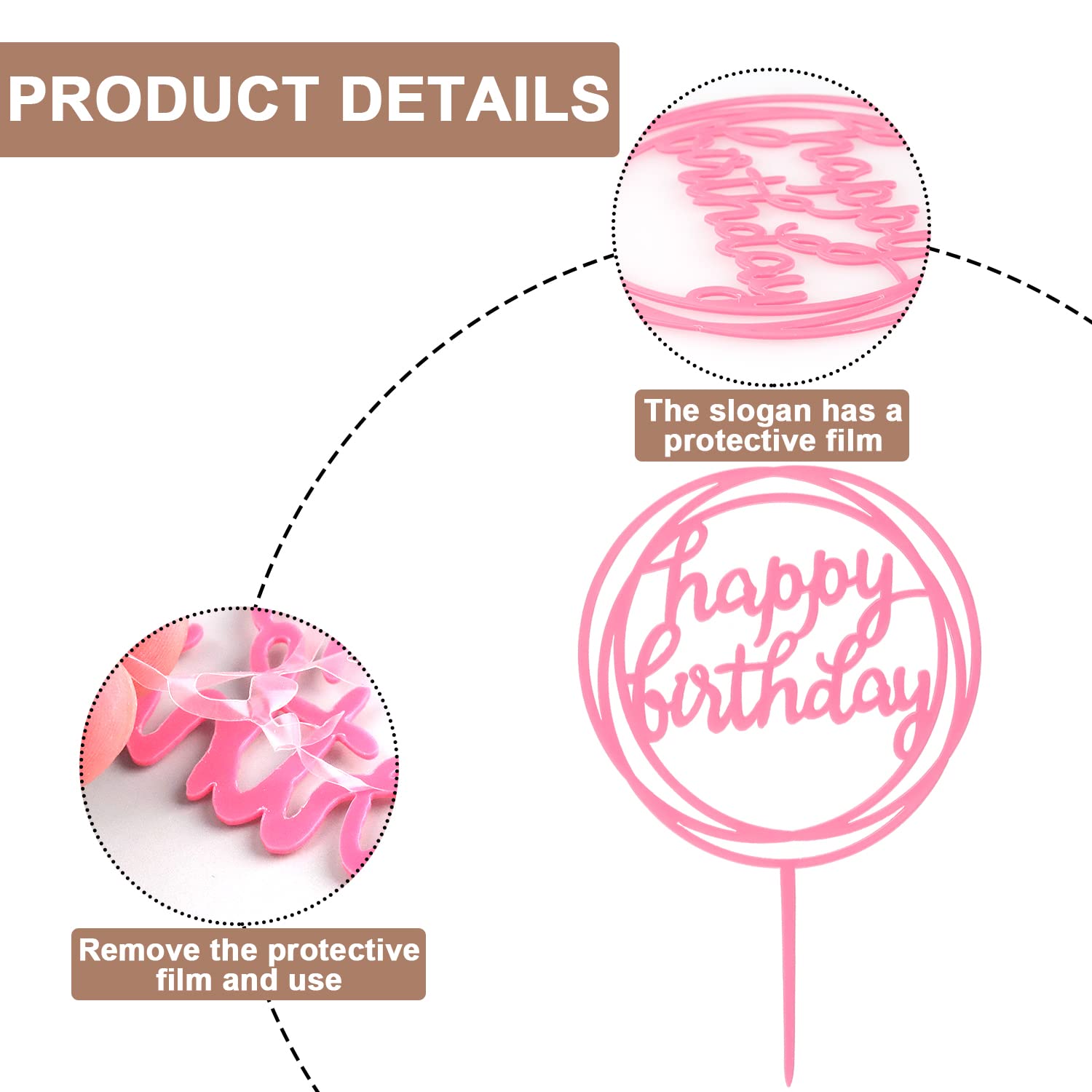 45 Stuks Ballen Taartdecoratie - Happy Birthday Ronde Taartdecoratie Meisjes Verjaardag Doe Het Zelf Cupcake Topper Bruiloft Verjaardagviering Ballen Taartdecoratie 45 Stuks Ballen Taartdecoratie - Happy Birthday Ronde Taartdecoratie Meisjes Verjaardag Doe Het Zelf Cupcake Topper Bruiloft Verjaardagviering Ballen Taartdecoratie