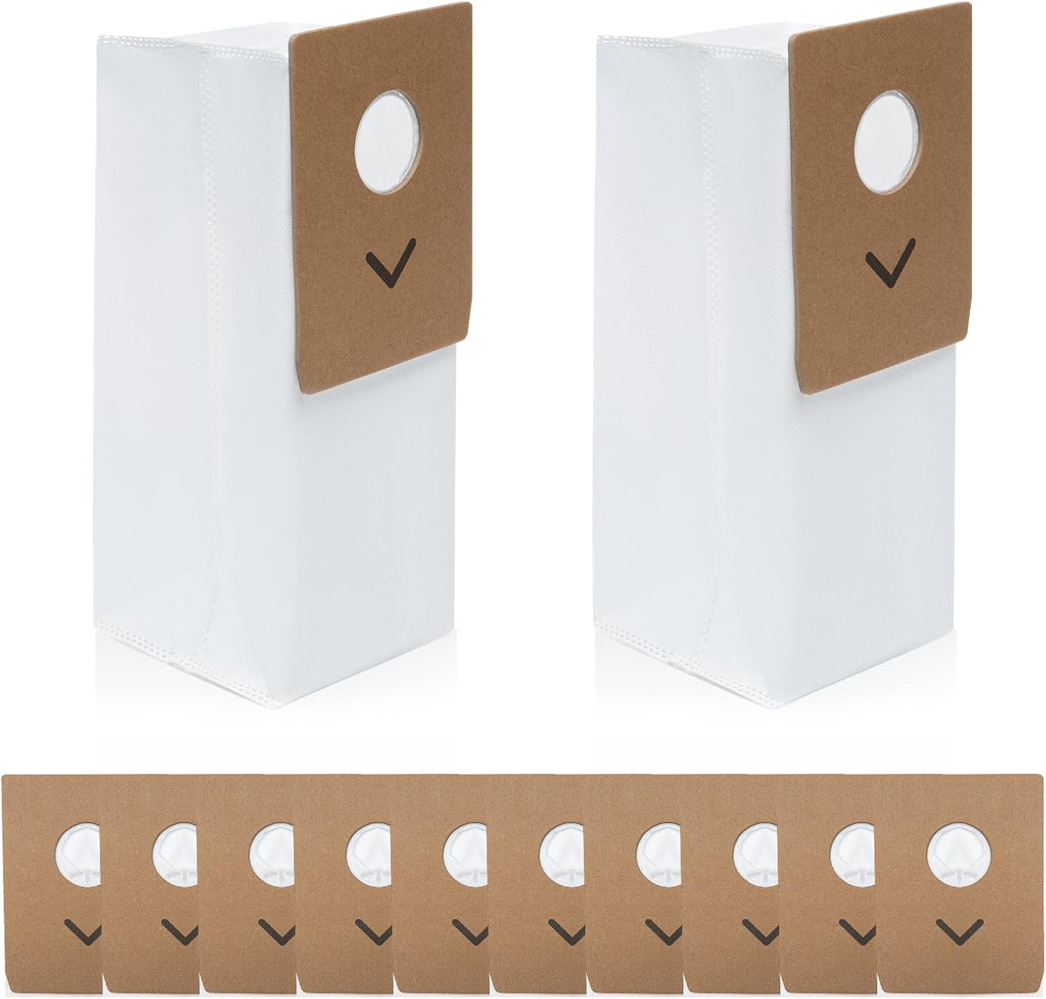 12 Pack NEC490BL Vacuum Dust Bags Replacement Compatible With Eureka Stylus Elite NEC490BL Cordless Stick Vacuum Cleaner