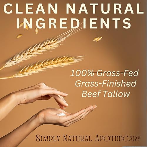 Miniatura 6 de Tallow Balm - Whipped & Handmade - Moisturizing Face and Body CreamButter -Unscented - Sensitive & Dry Skin, Eczema, Psoriasis, Acne - All Purpose -