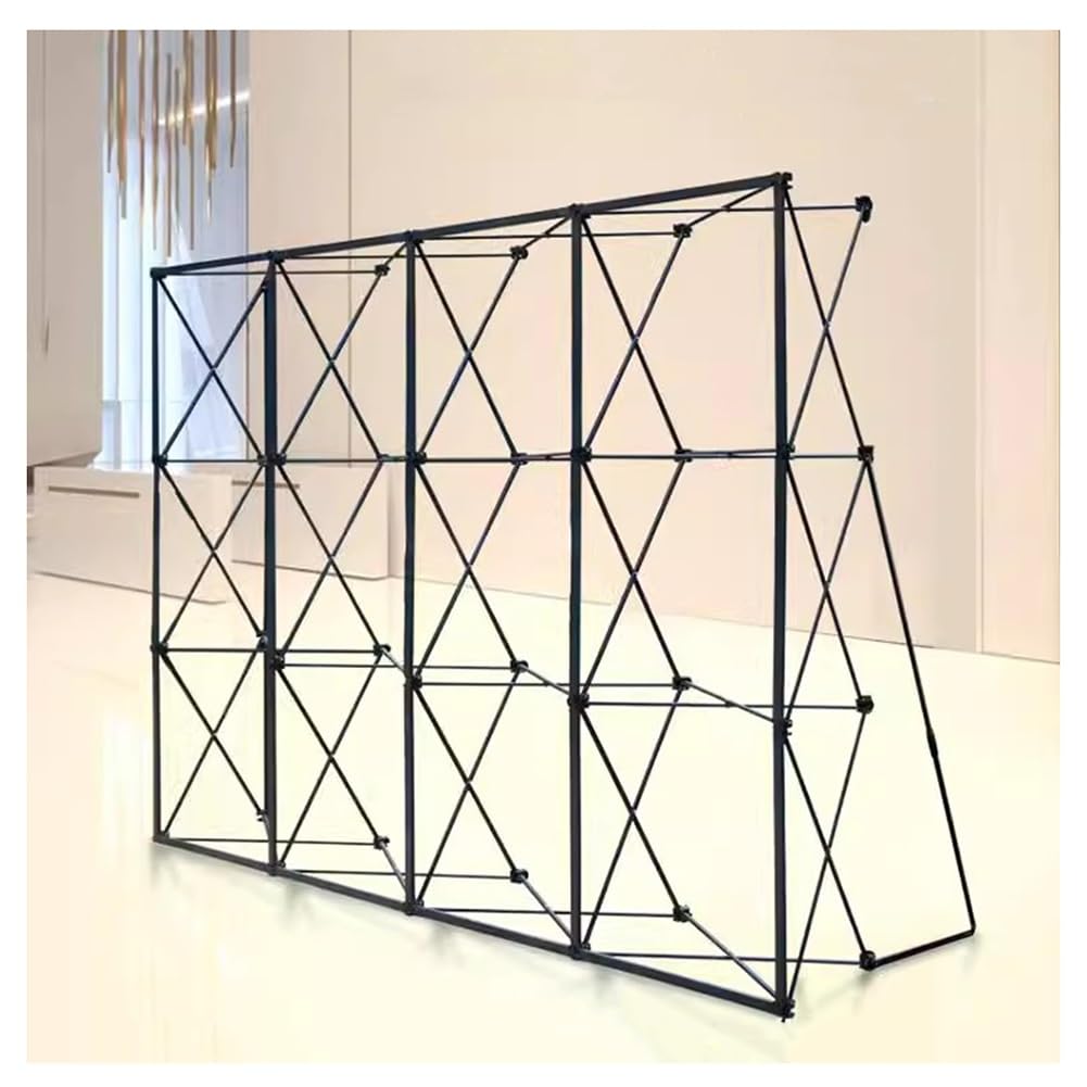 Espositore Pop-up Portatile, Stand fieristico Pieghevole, per esposizioni, conferenze, Matrimoni, Feste, con Borsa per Il Trasporto (530x305 cm)