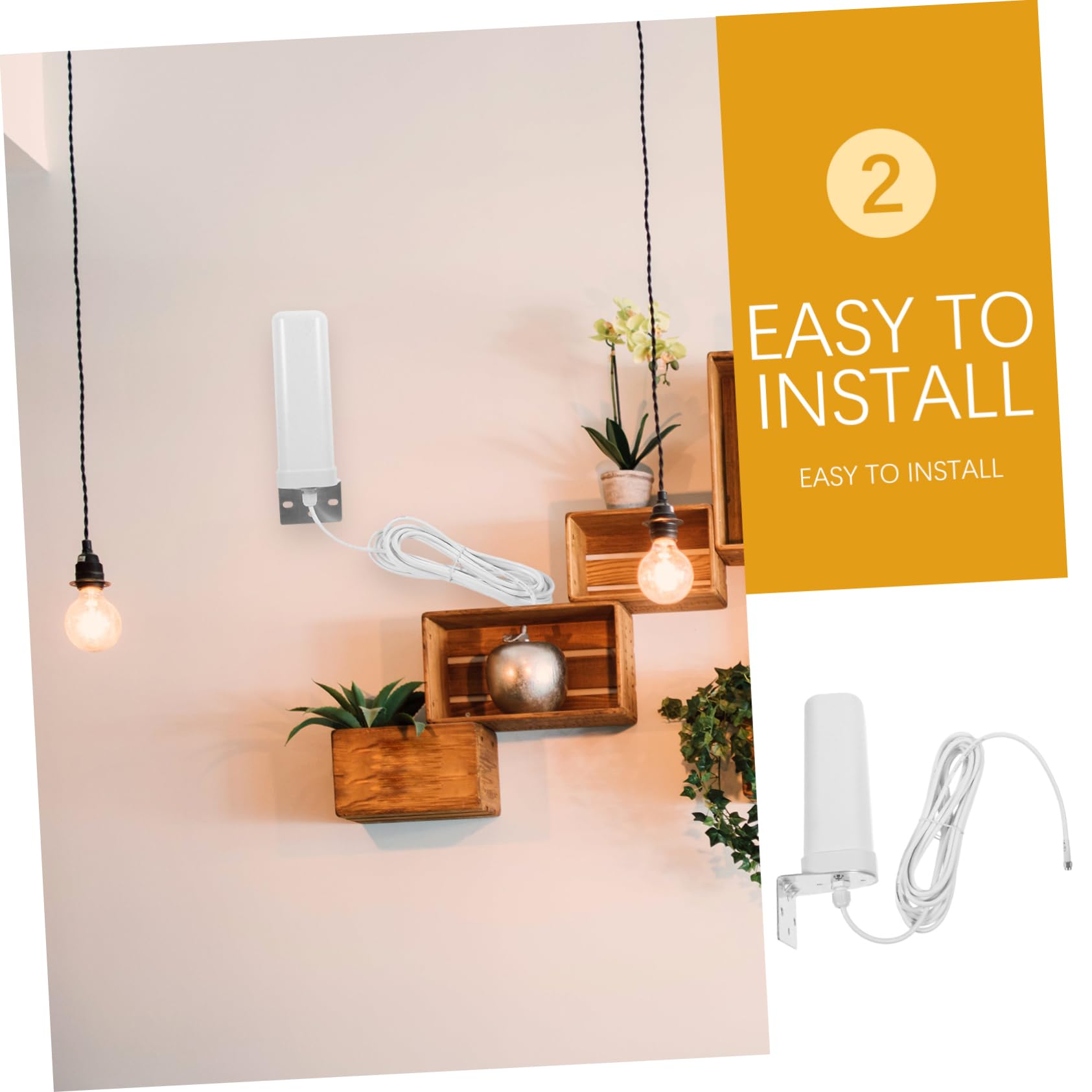 Antenna Omnidirezionale Esterna Potenziamento per Router e Modem Installazione Facile Copertura Design Versatile per Ed Esterni