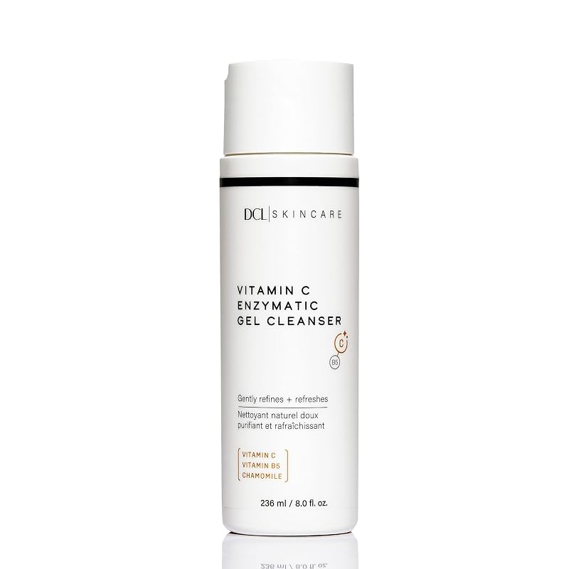 Gel de Limpeza Enzimático com Vitamina C DCL, Enzimas de Frutas e Vitaminas C/B5, 240 mL