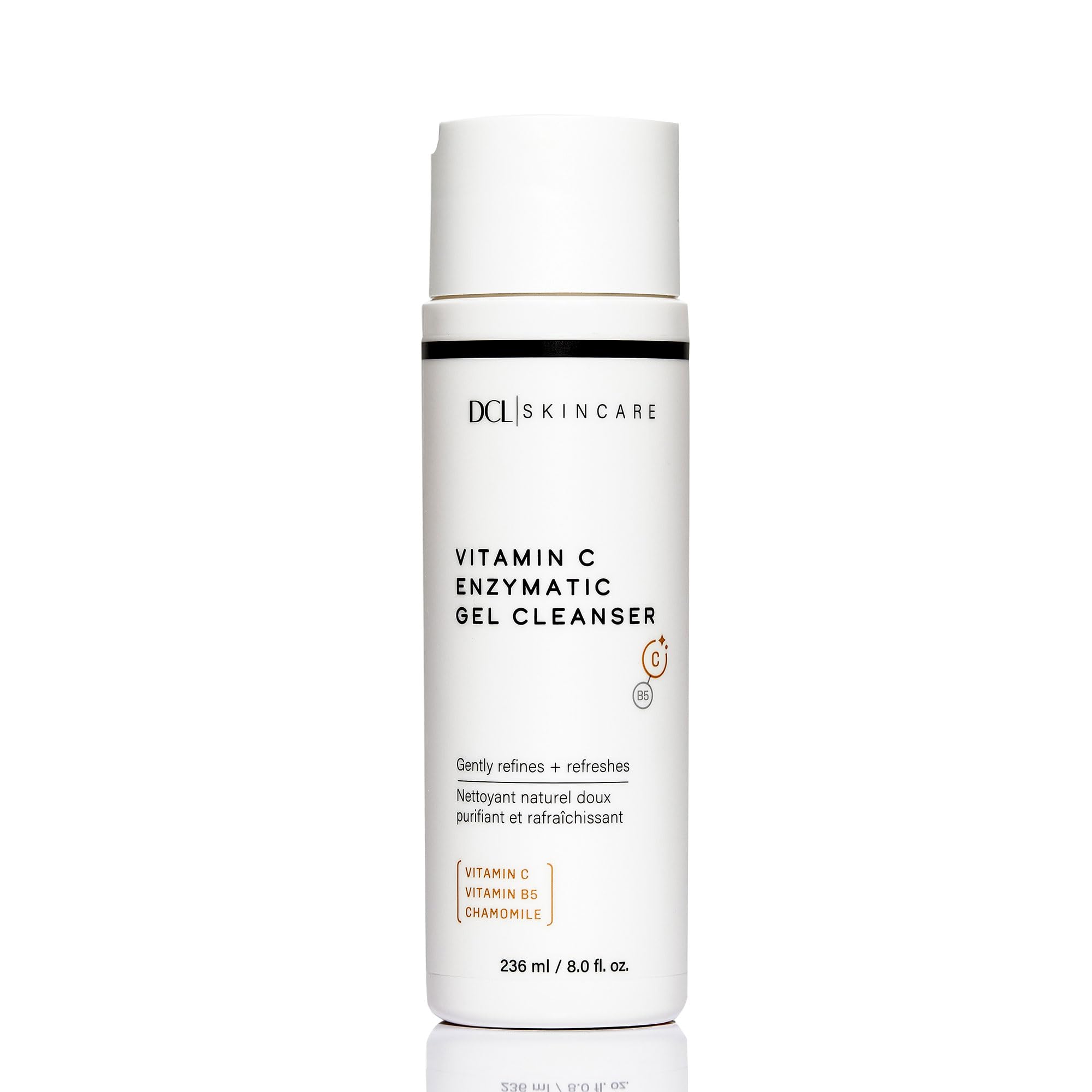 DCL Skincare Vitamin C Enzymatic Gel Cleanser with Sugar Fruit Enzymes & Vita...