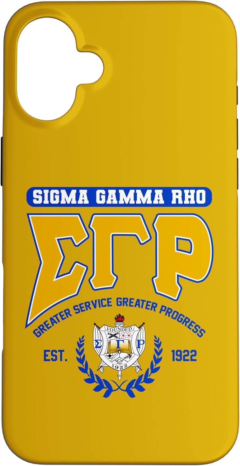 Sigma Gamma Rho Sorority Paraphernalia, Black History HBCU Case for iPhone 16 Plus