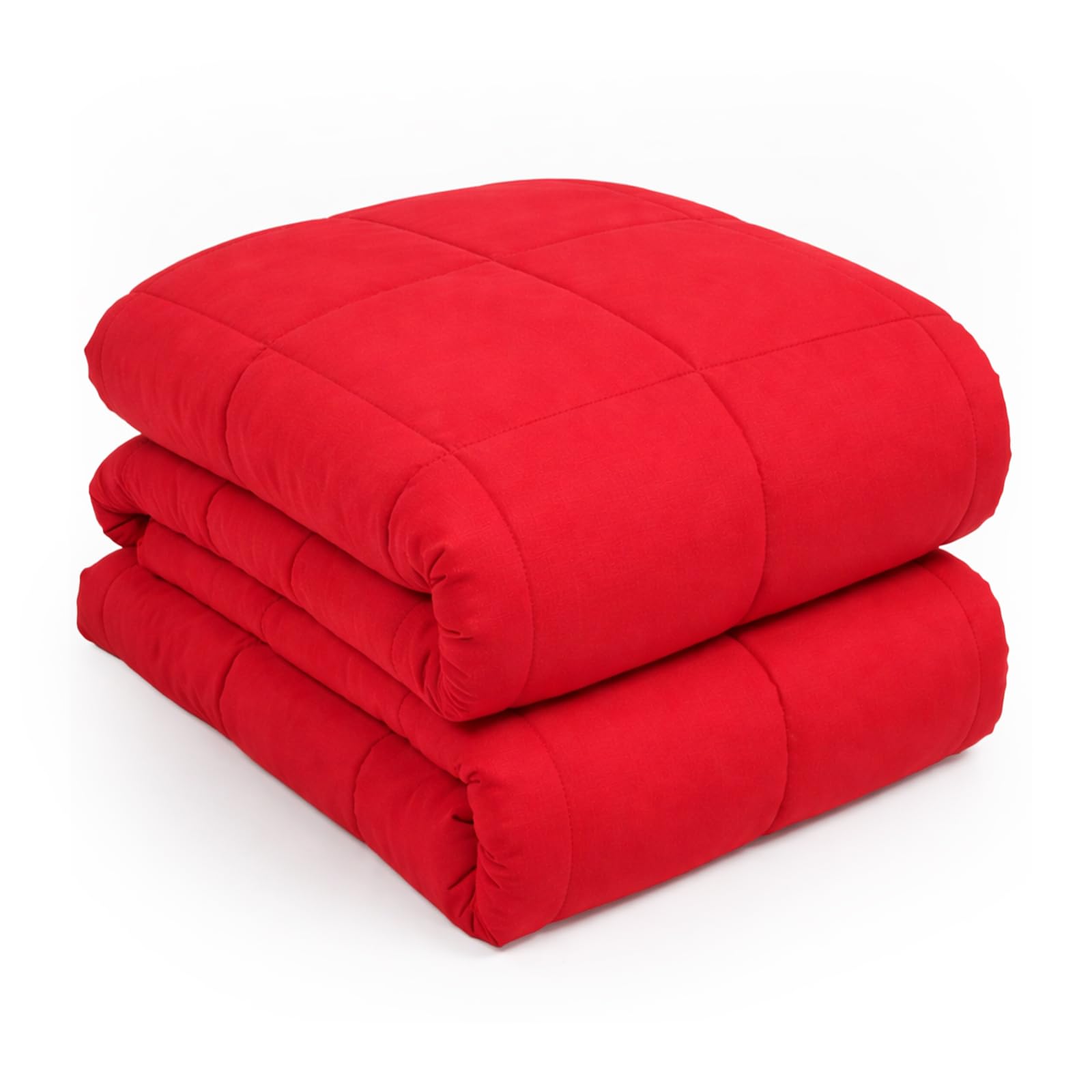 OHS Weighted Blanket Adult Lightweight 3Kg Reversible Pink/Red, 100 x 150 cm