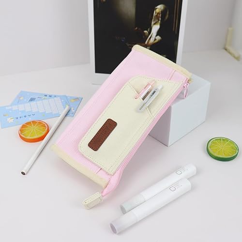 Miniatura 6 de Gaogical Estuche estético de gran capacidad para lápices, estuche para estudiantes, niños, adolescentes, de regreso a clases, suministros de oficina