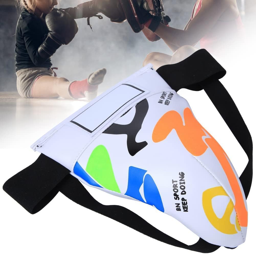 Children Groin Guard, Boxing Kickboxing MMA Muay Thai Sparring Groin Guard Protective Gear for Sanda Taekwondo Training