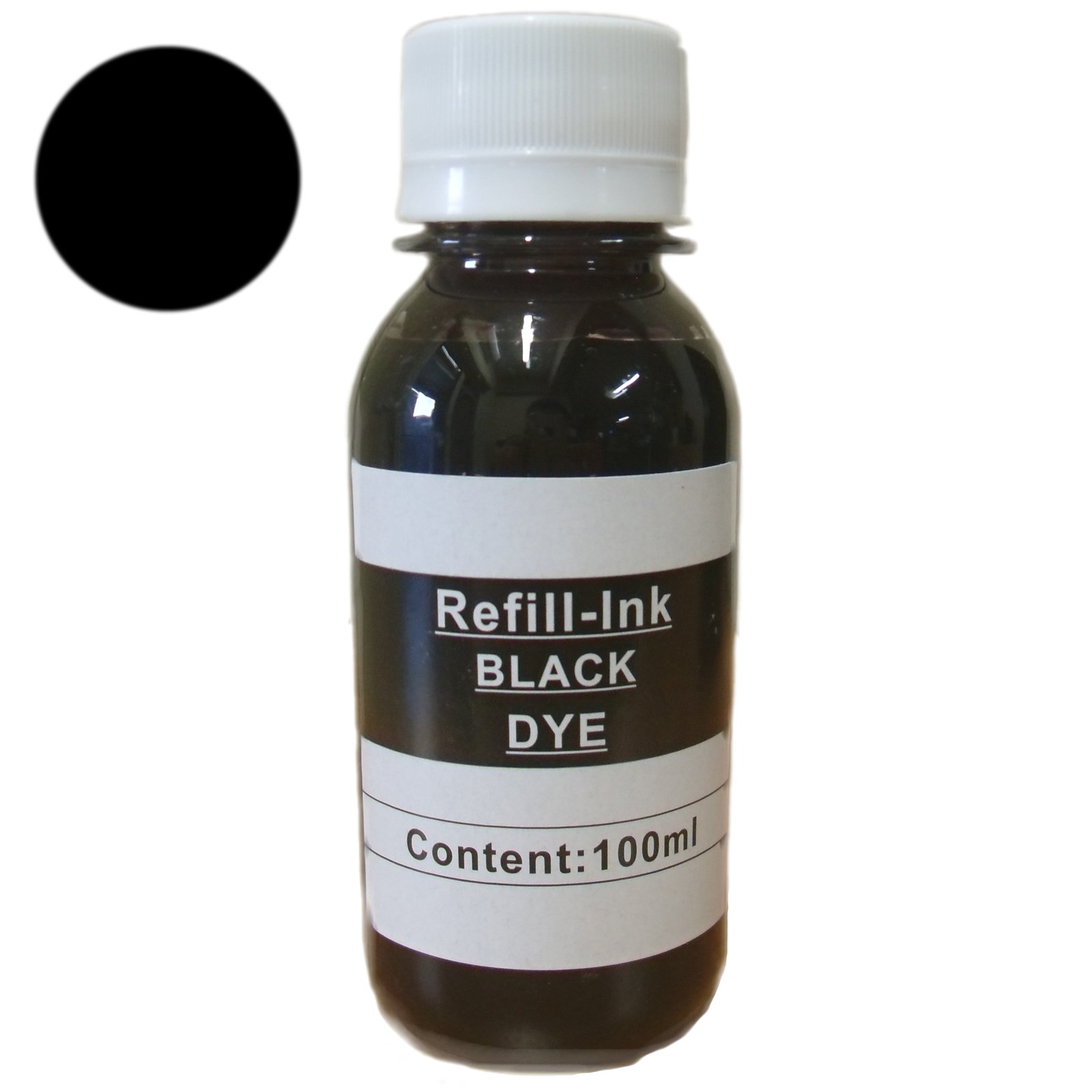 Ricarica Inchiostro Cartucce Colore NERO da 100 ml Universale Per Canon Brother Epson Hp Lexmark