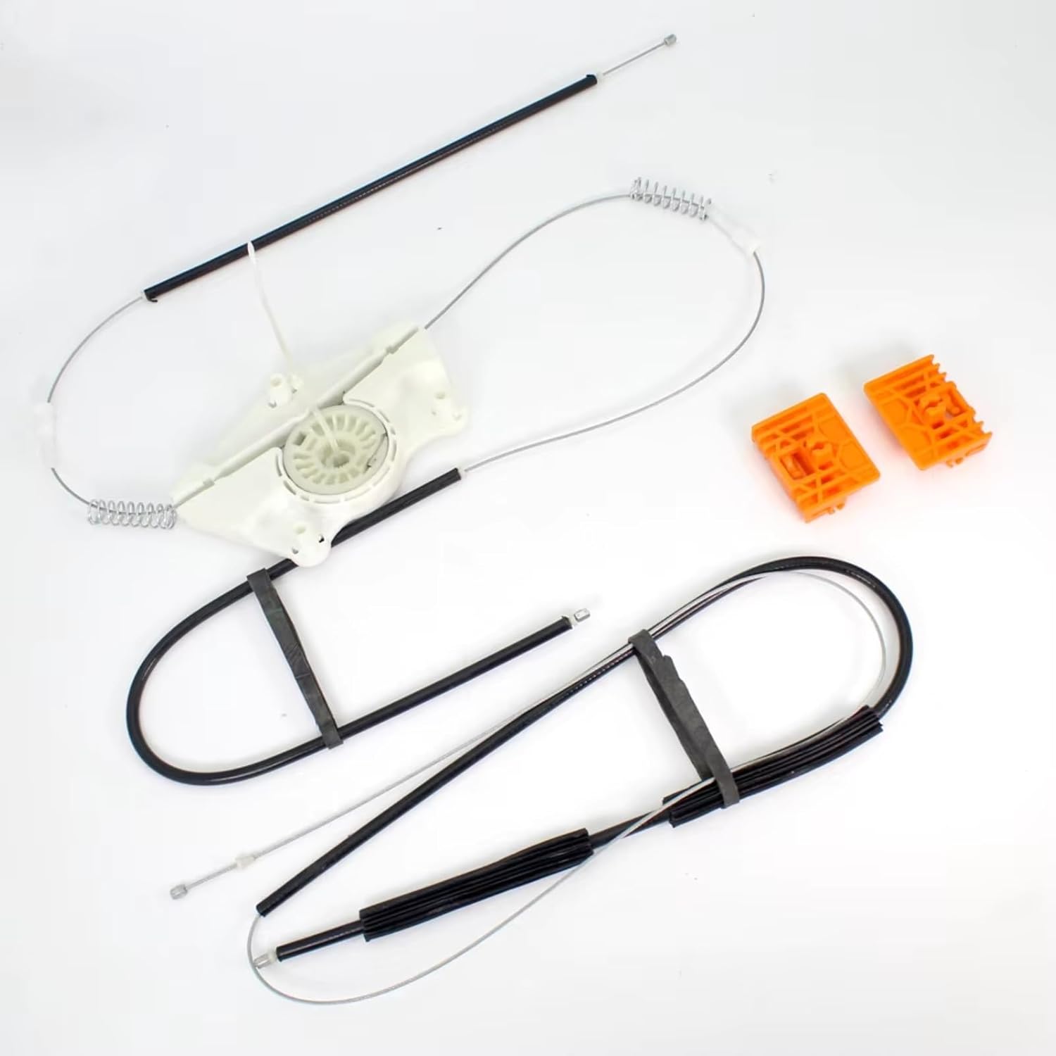 Car Power Front Left Door Window Regulator Repair Kit 7L0837461 Compatible with VW for Touareg 2003 2004 2005 2006 2007 2008 2009 2010