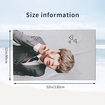 Amazon｜ジミン バスタオル アニメタオル フェイスタオル 吸水性