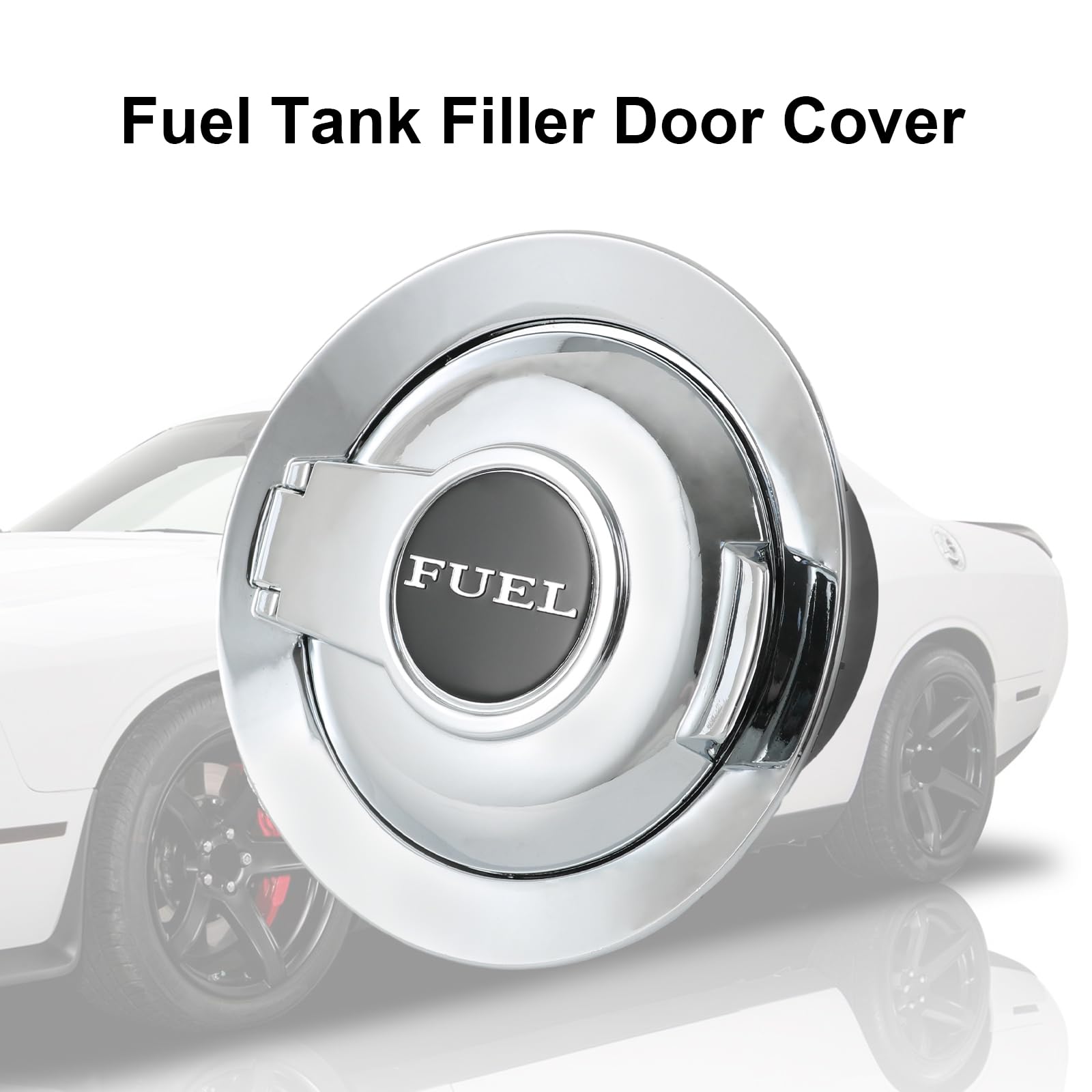 RAGBUSCLE Tankdeckel 68250120AA | Kompatibel Mit Dodge Challenger 2008-2019 | Schwarzer Kunststoff-Deckel