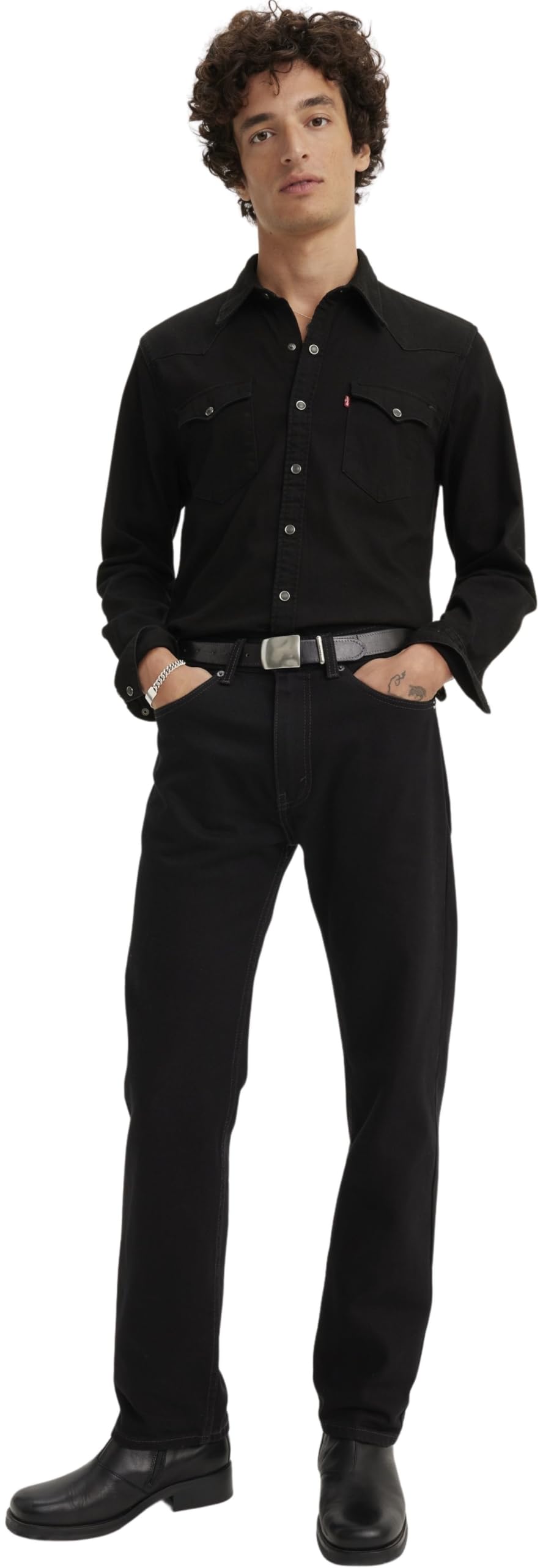Levi's 505 Regular Fit Jeans Homme