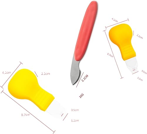 Miniatura 2 de Varios estilos de cuchillo de palanca para el abridor de la tapa trasera del reloj (amarillo, rojo y naranja)