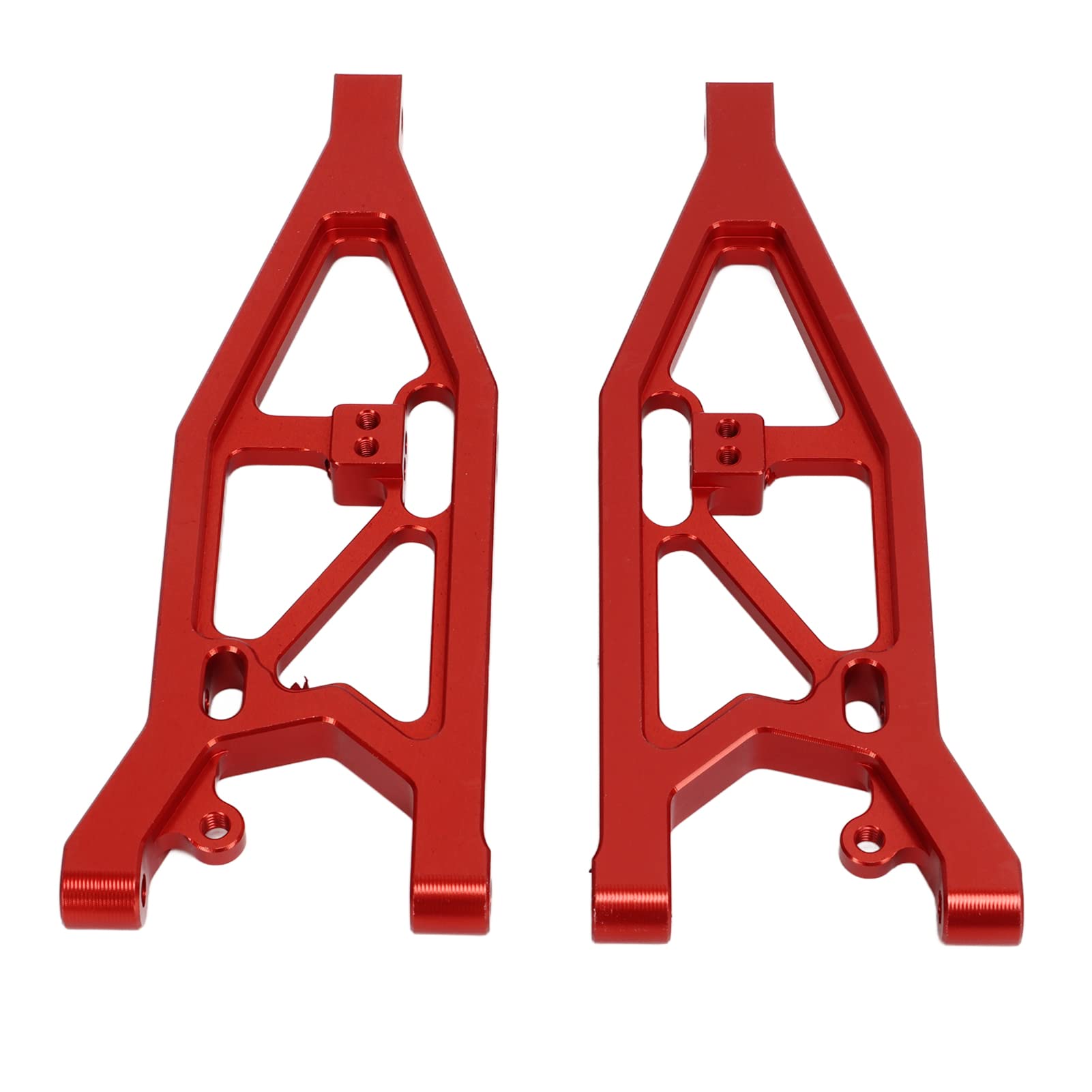 Przednie górne ramię wahadłowe samochodu RC Części zamienne ze stopu aluminium do samochodów 1/7 1/8 zdalnie sterowanych Wysoka wytrzymałość Trwałe ramię zawieszenia Bezpośrednie (Czerwony)