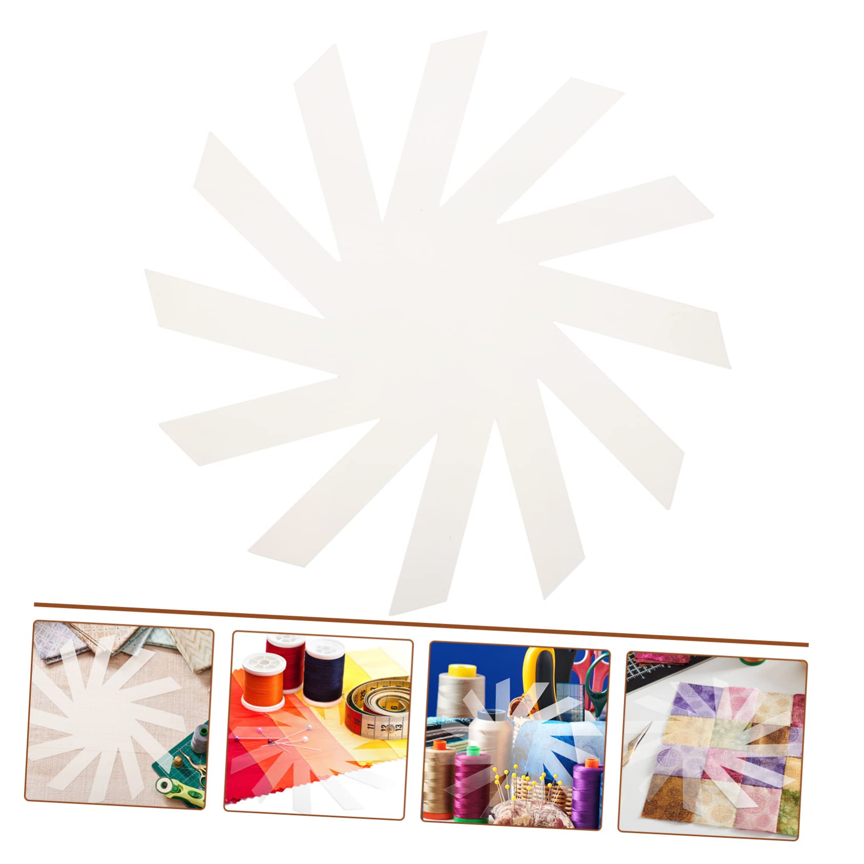 3piezas Plantilla De Almacenamiento De Cesta De Acrílico Para Costura y Patchwork Regla De Acolchado Plantillas Hechas Mano Material Resistente y