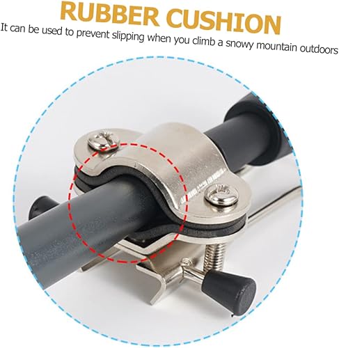 Miniatura 4 de Bastón de escalada Ice Senderismo Accesorio Muleta antideslizante para actividades al aire libre