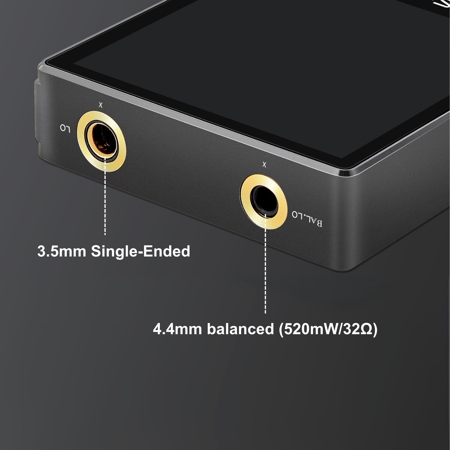 Surfans F20 Pro Android HiFi Musikplayer, Dual ESS9018 DAC, DSD512, WiFi & Bluetooth LDAC, 4.4mm Balanced Ausgang 500mW, Spotify & Tidal, Tragbarer DAP