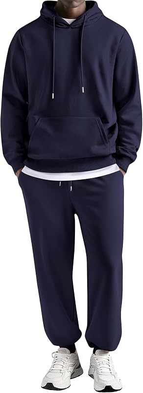 Conjunto masculino COOFANDY com 2 peças, moletom com capuz e calça