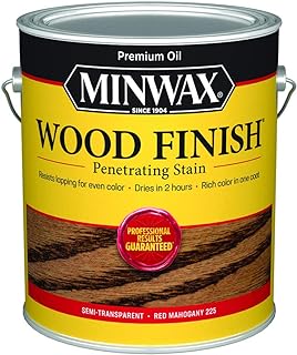 Minwax Wood Finish 71007000, Red Mahogany Stain, Gallon
