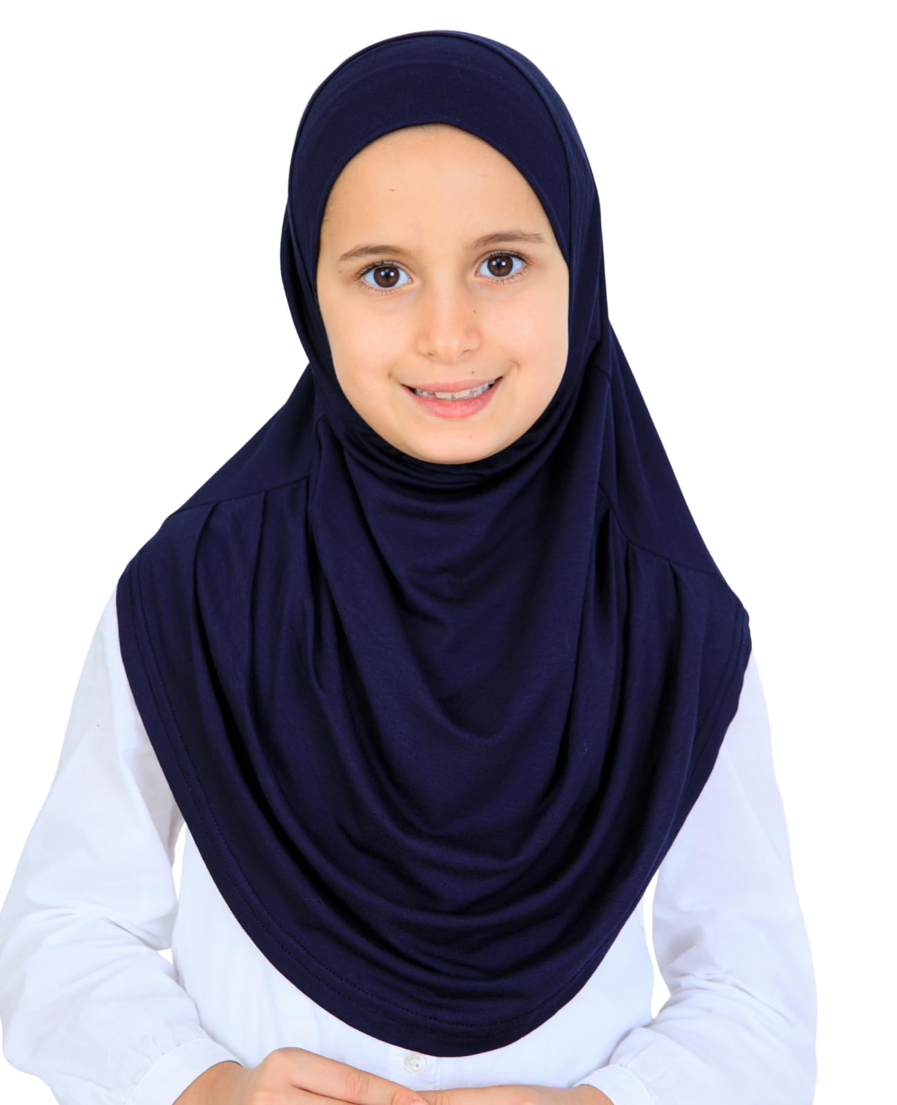 Prien Ready To Wear Hijab For Girls, Soft Viscose Muslim Scarf For Kids, Instant Islamic Clothing For Women For Ramadan, Eid