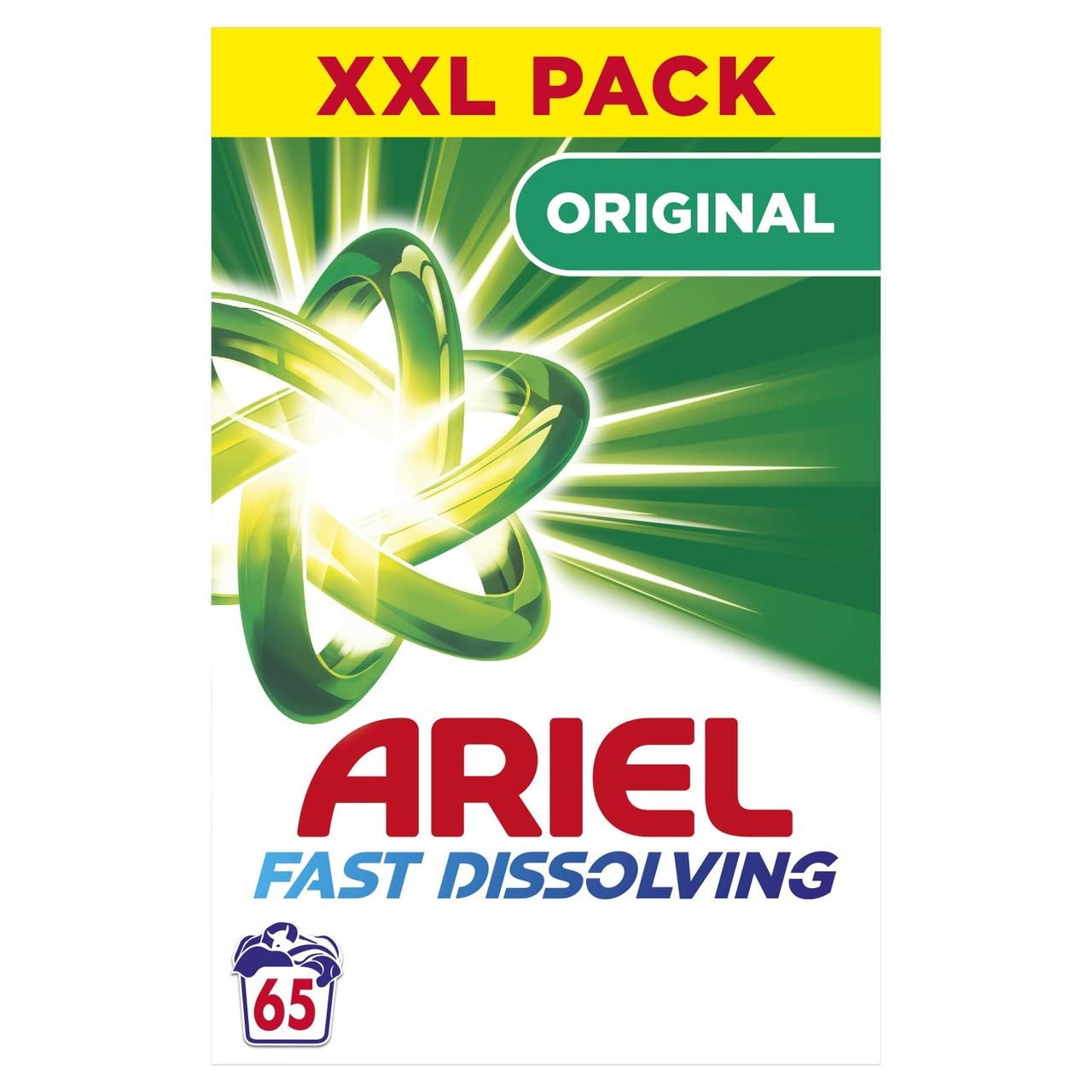 Ariel Detersivo in polvere 4,225 kg, 65 lavaggi, originale