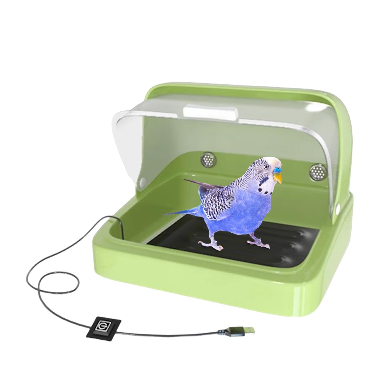 Brooder Box Per Pulcini 3 Temperature Regolabili, Scatola In Rete | Incubatrice Tappetino Riscaldante Per Pulcini Forniture Per Animali Domestici Box