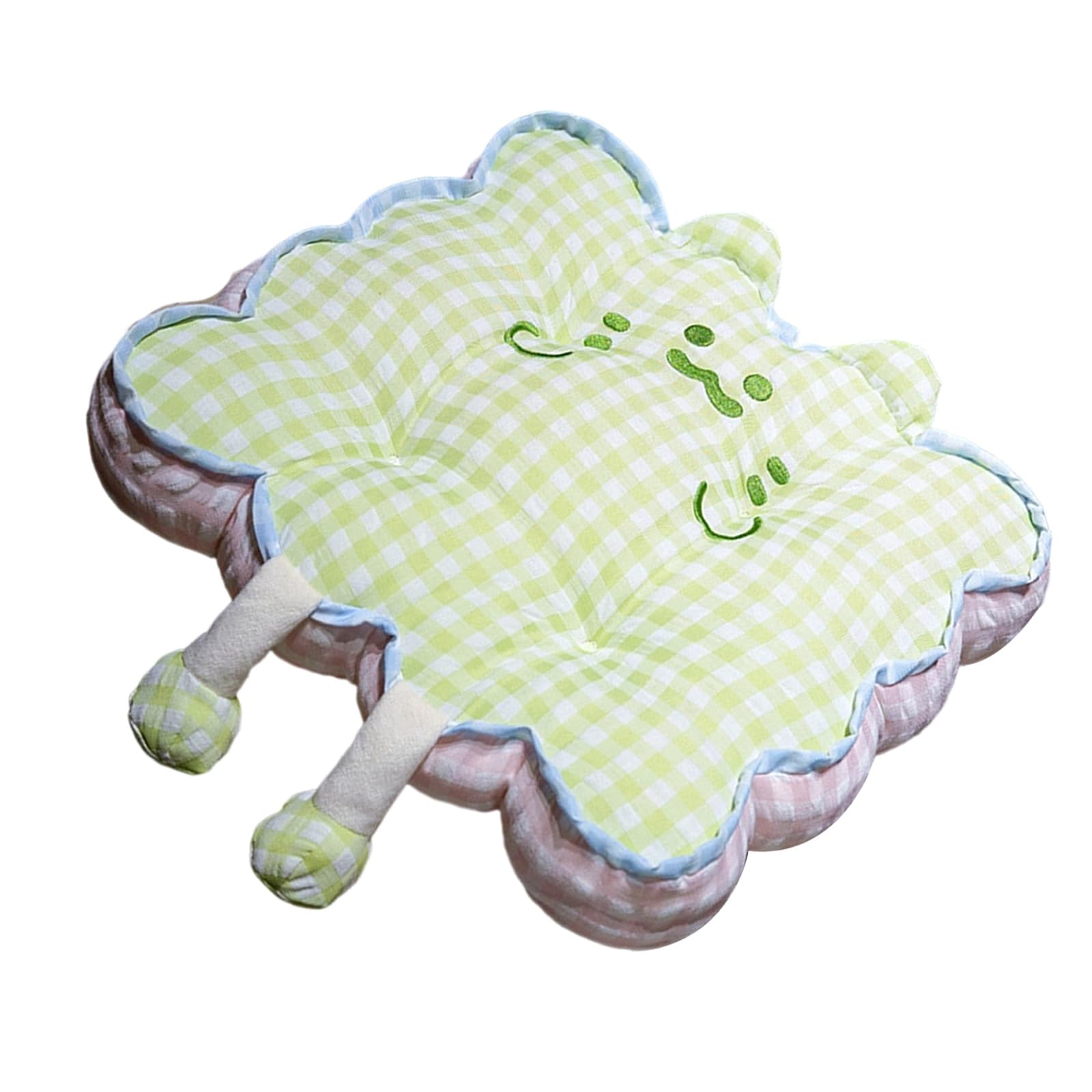 Jazuaiao Decorative Checkered Pillow Cushion Thick PP Cotton Filled Supportive Seat Pad for Chair Bedroom Living Room Decors Sofa Cushion