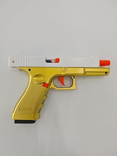 Miniatura 7 de Paquete de 2 juguetes para ansiedad, juguete de plástico con 10 carcasas que se pueden cargar pero no se pueden disparar, cumpleaños Navidad para