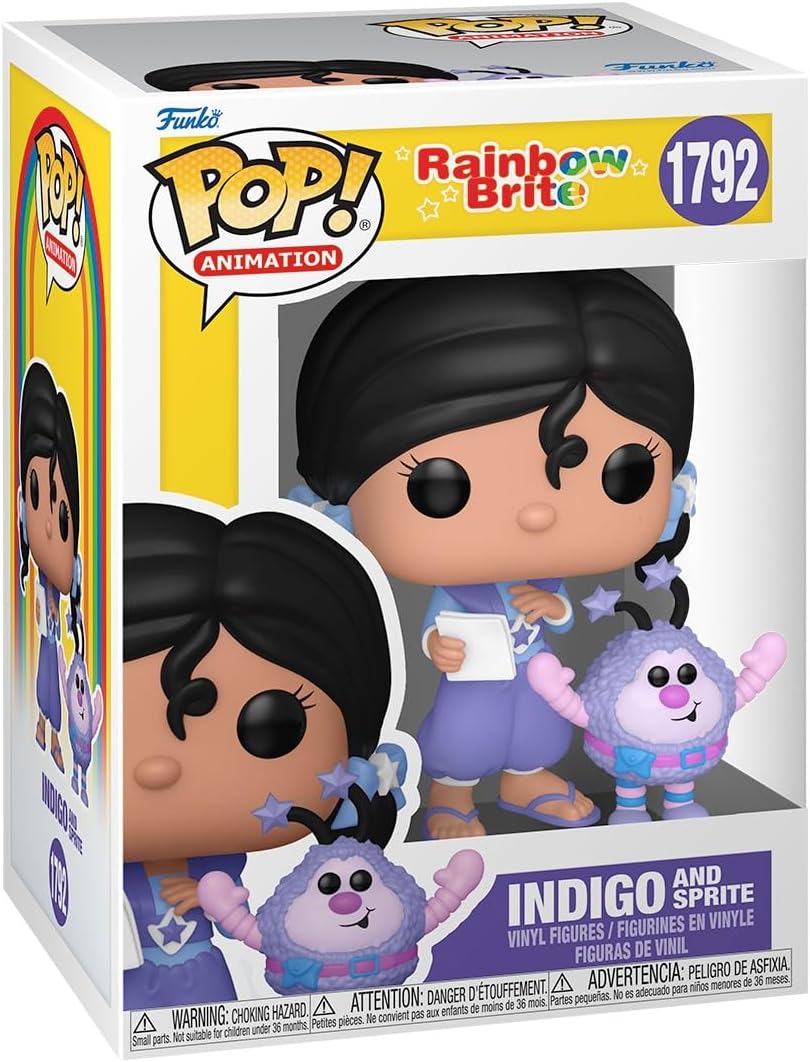 POP! & Buddy: Rainbow Brite - Indigo Doll & Hammy | Official Ad Icons Merch - Collectable Vinyl Figurine for Shelf Display - Birthday Gift Idea for Fans and Collectors