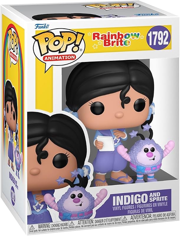 POP! & Buddy: Rainbow Brite - Indigo Doll & Hammy | Official Ad Icons Merch - Collectable Vinyl Figurine for Shelf Display - Birthday Gift Idea for Fans and Collectors
