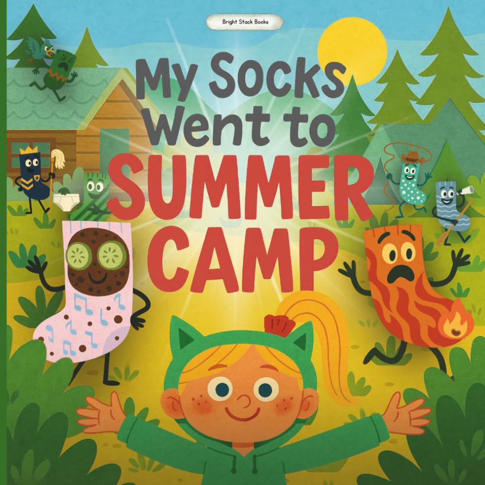 My Socks Went to Summer Camp: A Silly and Heartwarming Picture Book About Missing Socks, Wacky Adventures, and Laugh-Out-Loud Postcards from Camp ... Funny Bedtime Stories and Summer Camp Tales