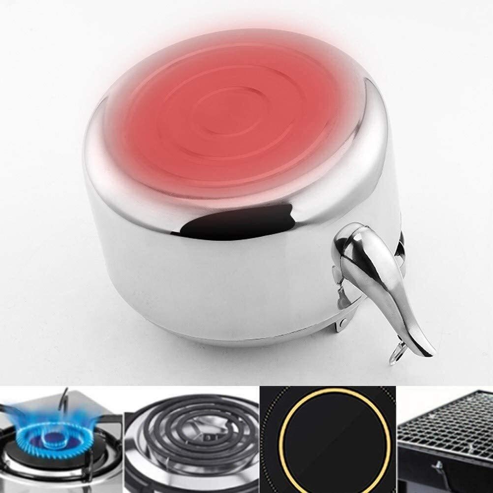SHISHI Acero Inoxidable Tetera silbido de la Tetera de los hogares de Gran Capacidad de la Caldera 7L Fácil de Limpiar y de Larga Vida útil.