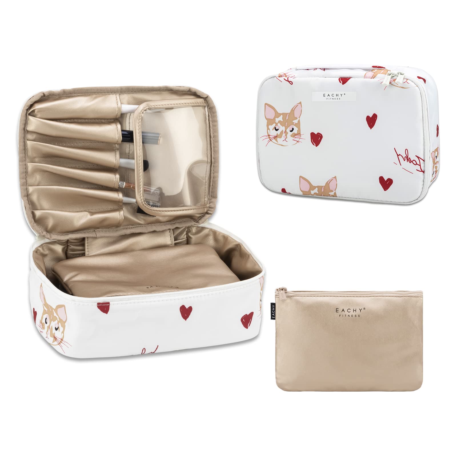 Amazon.co.jp: NEOVIVA 化粧ポーチ 大容量 メイクポーチ コスメポーチ