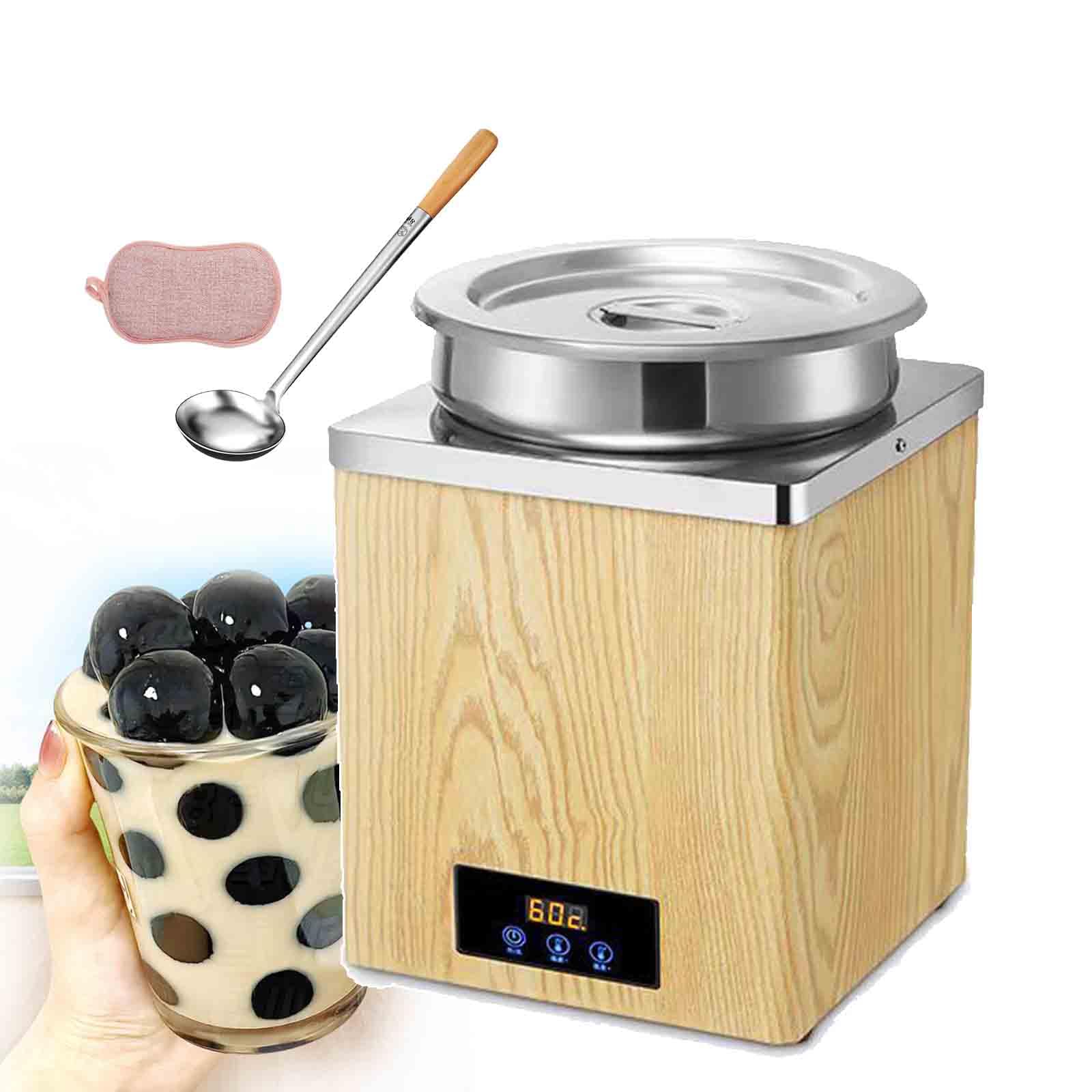 GYKOZY Stainless Steel Pearl Warmers Machine, 7L Capacity, Adjustable Temperature 30-100°C for Bubble Tea, Taro Balls, Sushi Rice and More (7L)