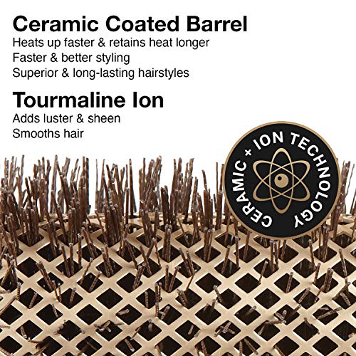 Olivia Garden Nanothermic Ceramic + Ion Square Shaper Hairbrush #TOP2