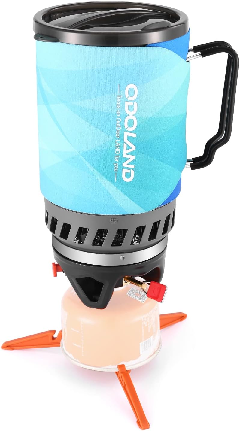 Odoland High Power Energy Saving Camping Stove, Camping Cooking Gas