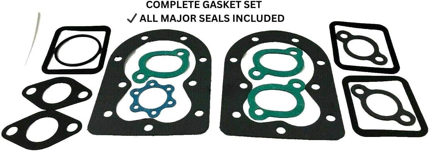 Engine Rebuild Kit Compatible with Onan P216 P218 P220 B43 B48 – Pistons, Rings, Gaskets & Seals – Standard Bore 3.250"
