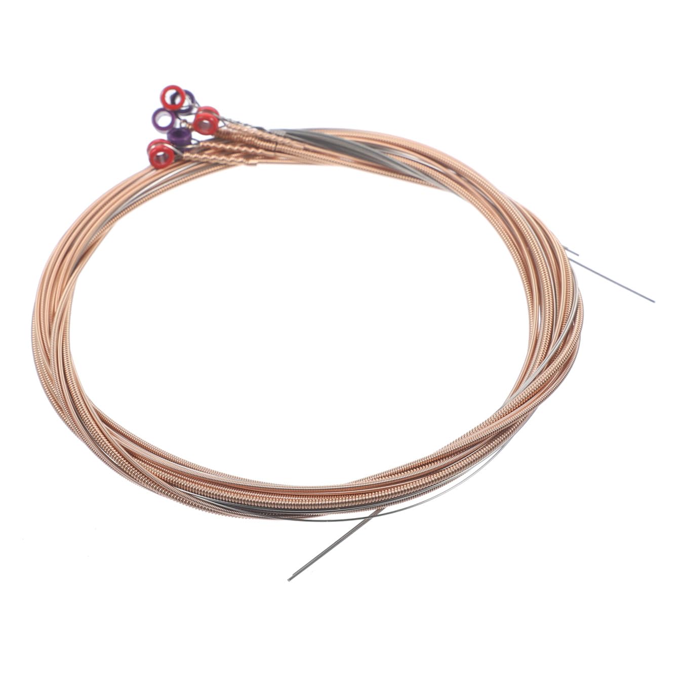 Abaodam 30stücke Ersatzsaiten Für Akustikgitarre Phosphorbronze-folk-gitarrensaiten Langlebig Und Einfach Zu Wechseln Für Klangqualität Und Langer Haltbarkeit
