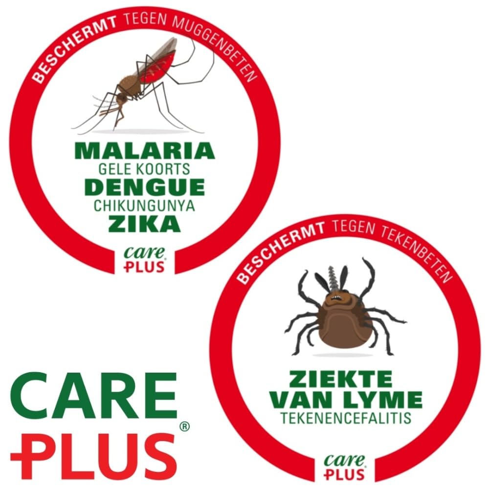 Care Plus DEET 50% Biozid Mückenspray Doppelpack 2x200 ml - Insektenschutz Mücken und Zecken - bis 10h - EU-Zulassung DE-0011106-19 / BAuA N-33085 - Reise Outdoor Tropen