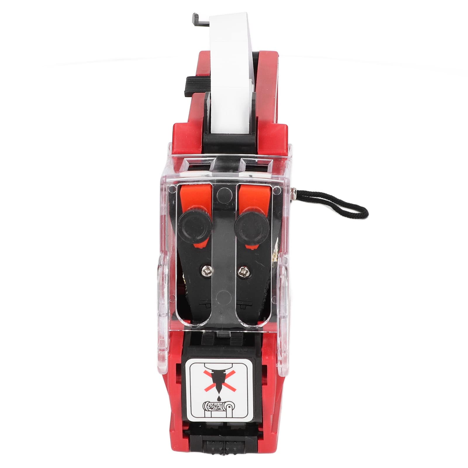 Wakects Pistolet à étiquettes de Prix, Outil de Fixation de Marqueur ABS avec Rapide, étiqueteuse à 10 Chiffres et 2 Lignes pour la Vente au Détail et l'épicerie, Modèle MX-6600 (rouge)