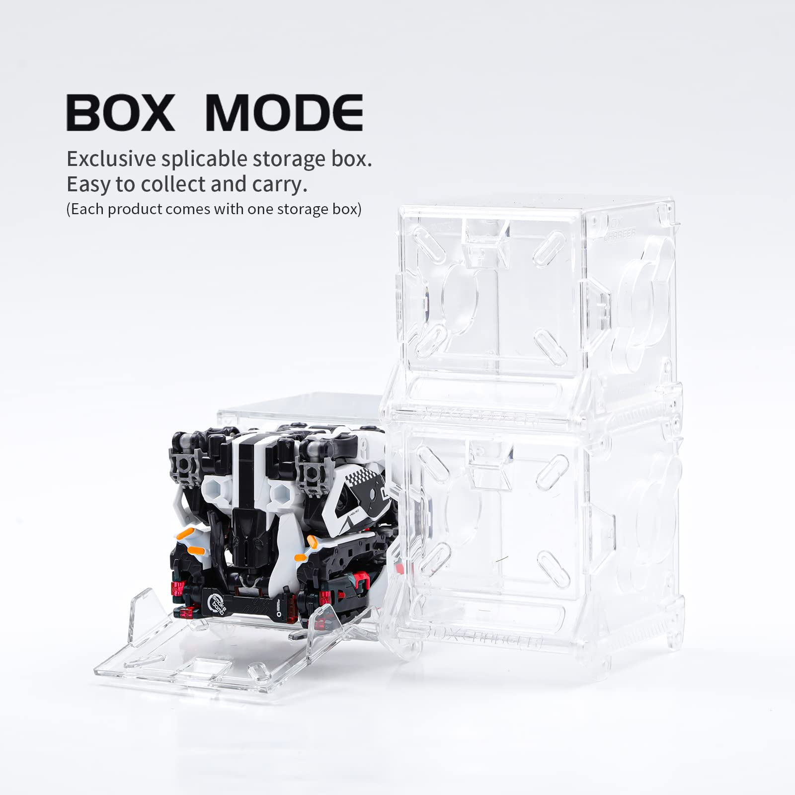 52TOYS BEASTBOX BB-53CL ROSEUS - Action Figure Fenicottero Trasformabile In Cubo, Da Collezione, 16 Cm - 2