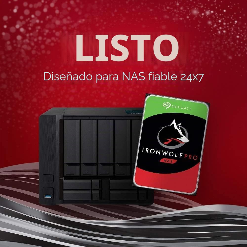 Seagate IronWolf Pro Hard NAS SATA - Disco Duro Interno (6 GB/s)