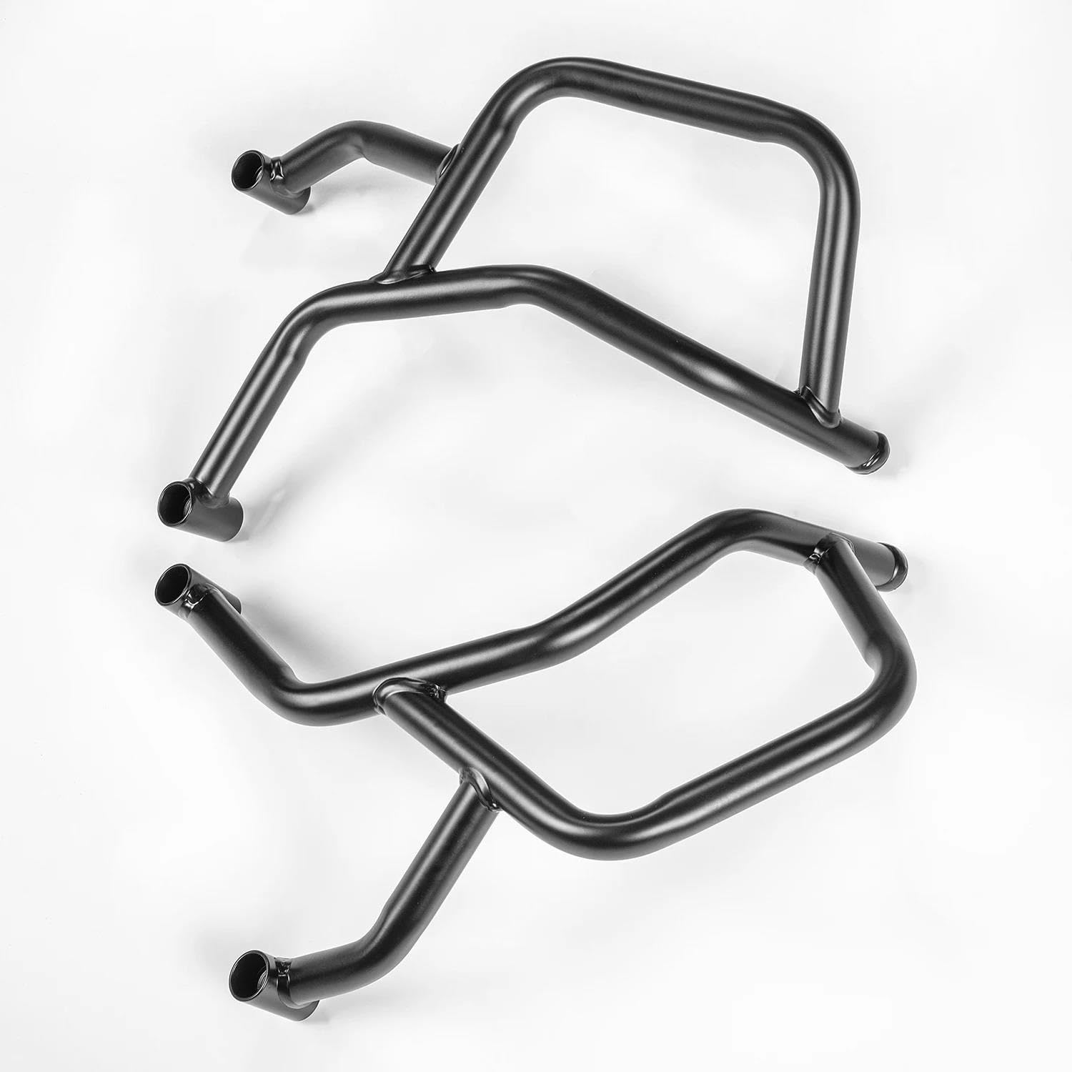 Protector Motocicleta Protector Parachoques Marco Motor Protector Contra Caídas Barra Parachoques Carretera Para 800MT 2021-2023 Defensa Protector Motor(Negro)