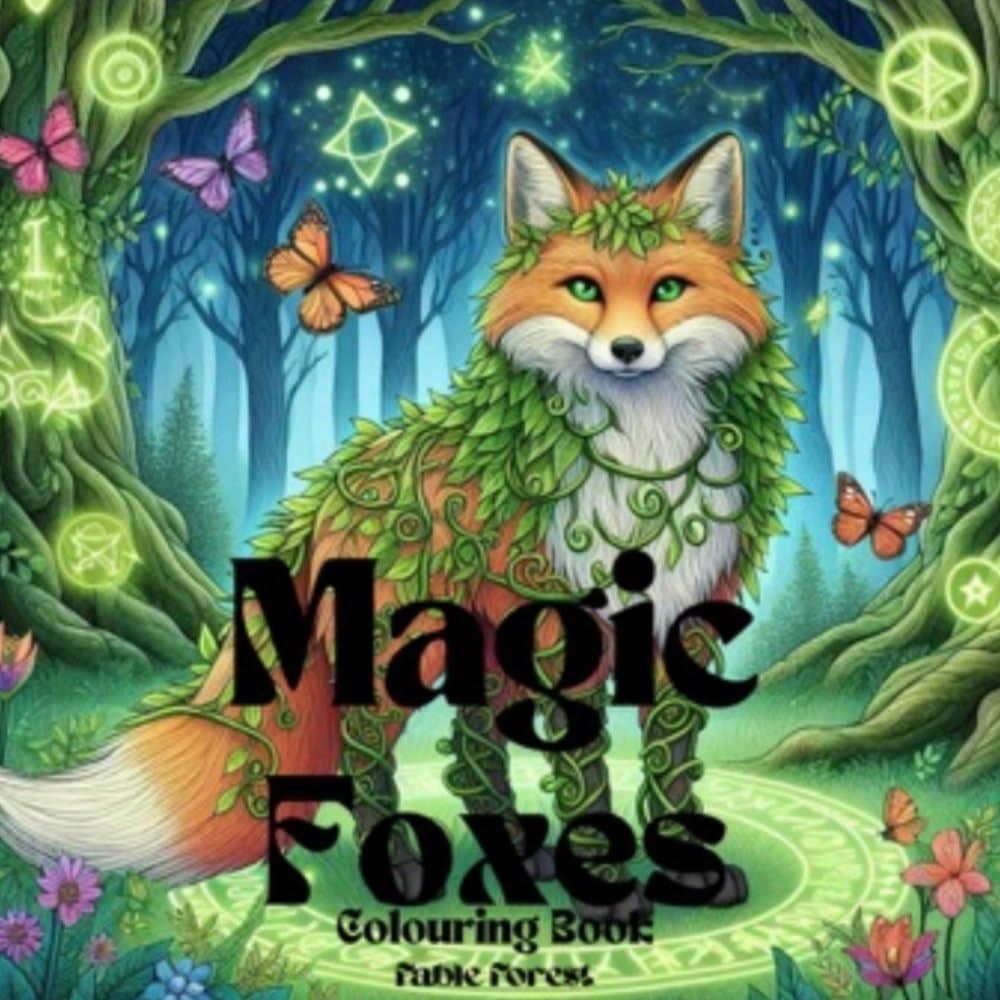 Magic Foxes: Colouring Book