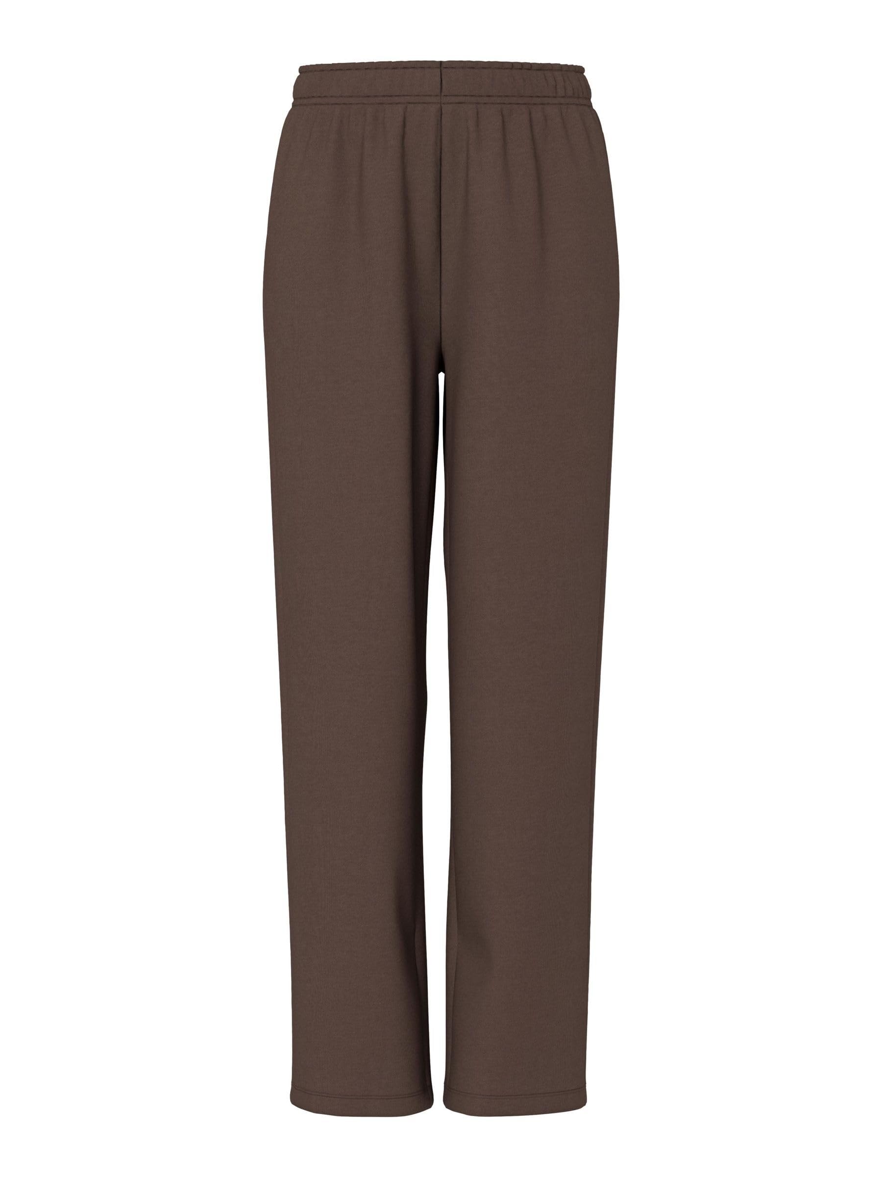 PIECES Pcchilli Hw Pantalon de survêtement Droit pour Femme Noos BC, Hot Fudge, XL
