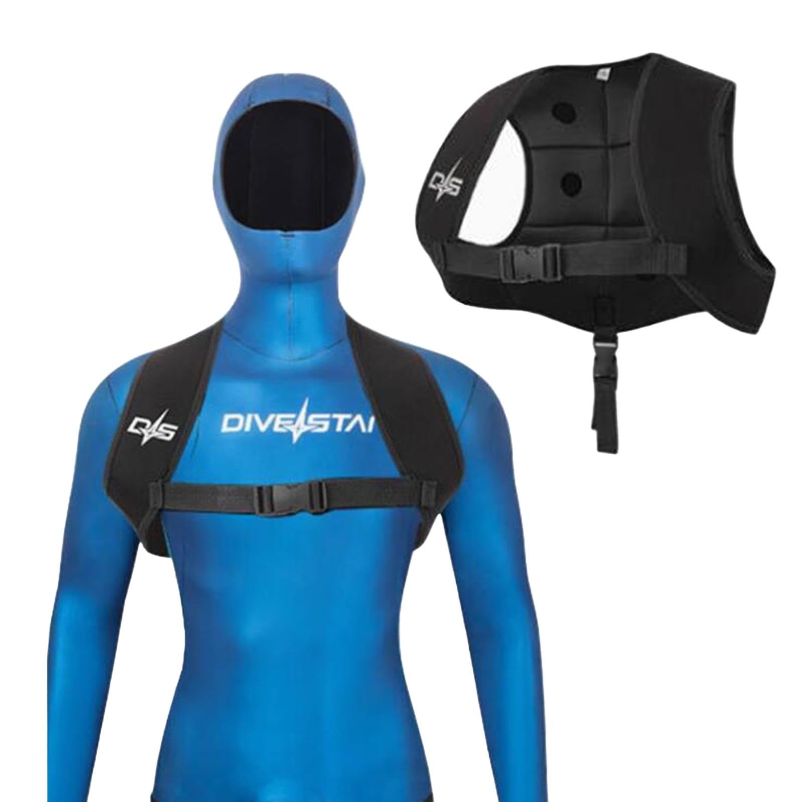 F Fityle Gilet lesté de plongée en néoprène pour plongée en apnée, chasse sous-marine