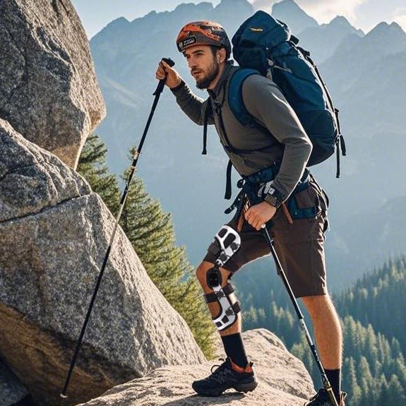 Miniatura 8 de Rodillera descargador OA, rodillera vertical doble para ACL, PCL, artrosis leve, dolor óseo sobre hueso y desgarro de menisco, soporte de descarga