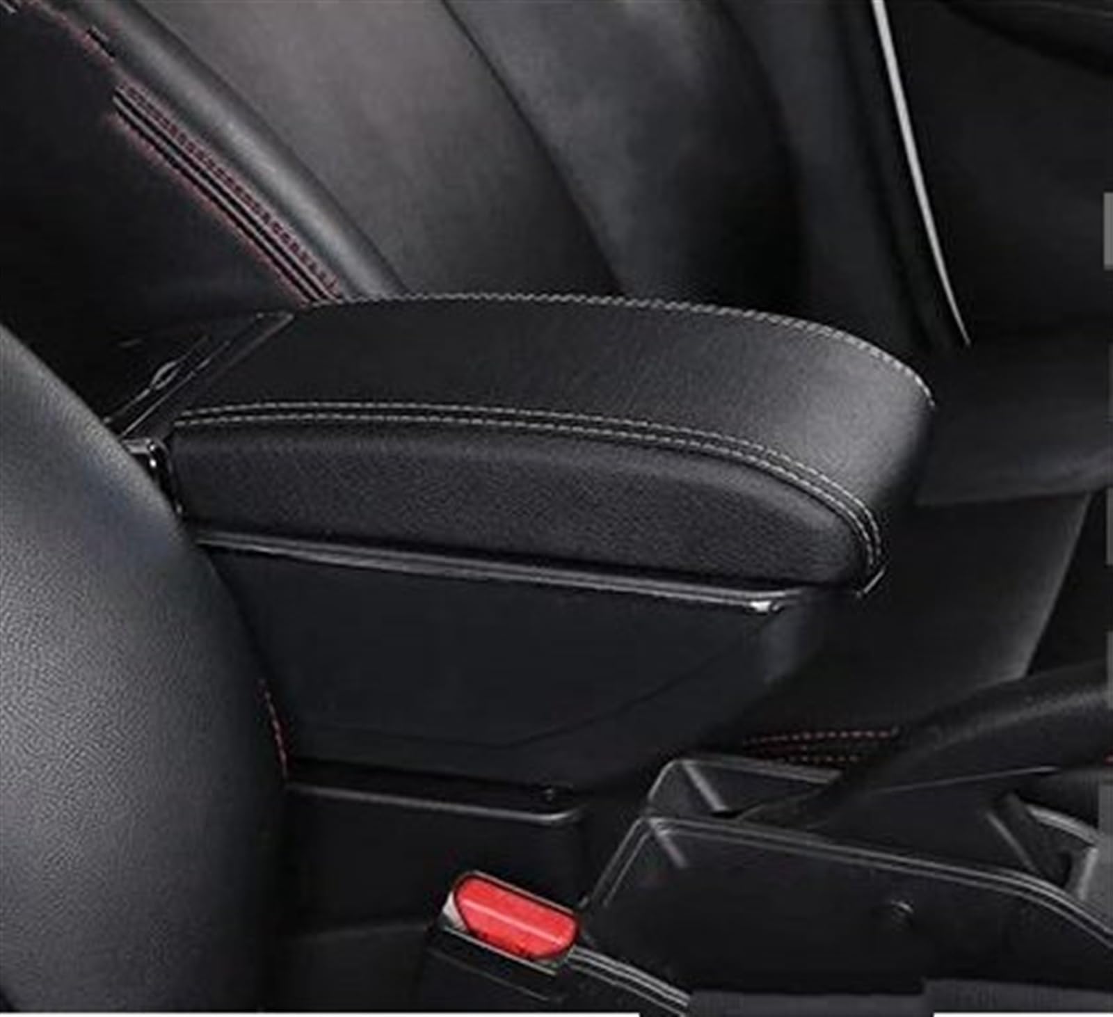 NMJLQW Storage Rack Car Modification Interior Accessories Car Seat Armrest Box Storage Box For Yaris GR For Elegant 2020-2023(C Styke Black White)