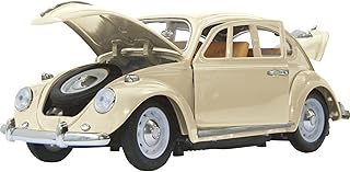 Jamara- VW Käfer Volkswagen Vehículos de Control Remoto, Color Crema/Blanco (405111)