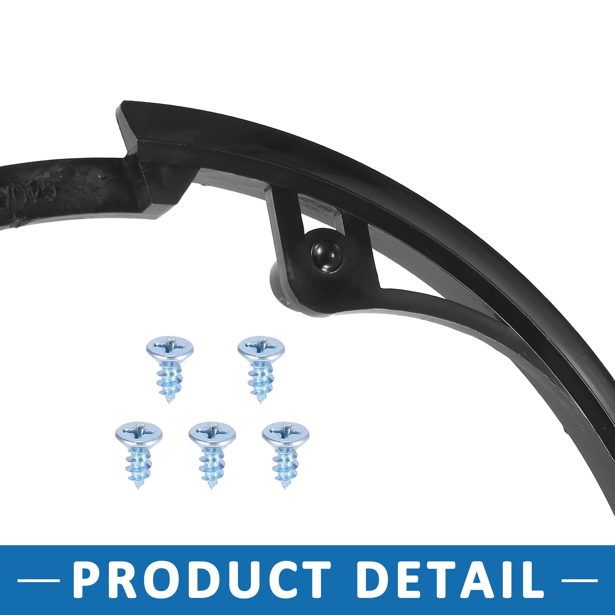 Couvercle De Pédalier Vélo 42/44 Dents - Protection Chaîne Noir - Universel MTB/VTT